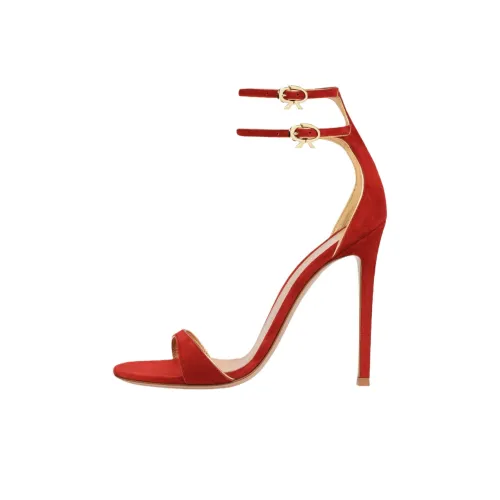 GIANVITO ROSSI Victorine One Strap Sandals 11,5cm Women's Red GIANVITO ROSSI Victorine One Ремешок Сандалии 11,5 см Женские Красные