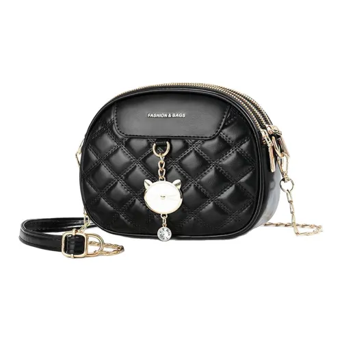 CORE BIRD ПУ (полиуретан) Сумка через плечо Стандартная Женская Черный Экрю