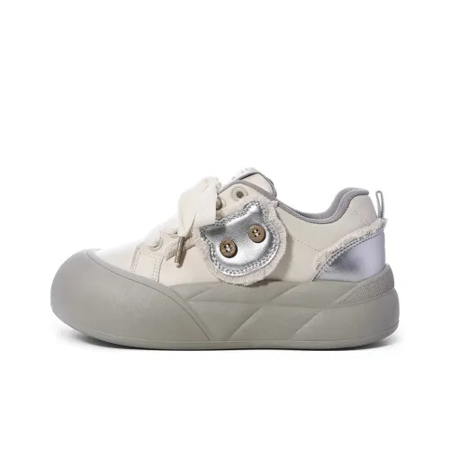 NX DOUGHNUT Скейтборд Кроссовки Низкие Серебряные Женские