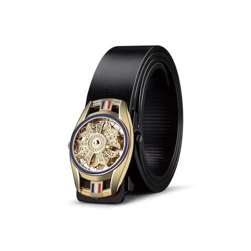 SMVP ПУ (полиуретан) Rhinestone Embellished Premium Feeling Ремень Мужской 3,5CM