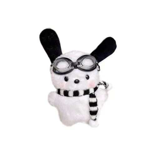 HUHUXIONG Пилот Щенок с шарфом Плюшевый Брелок 9,5 см Высота