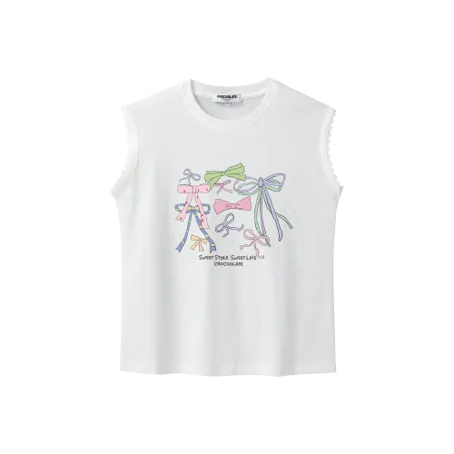 CHOCOOLATE Белый Женские Майки