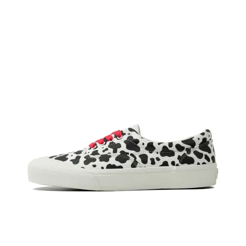 GOLUCK Радужный Наполнитель Коллекция Амортизация And Дышащий Низкий Топ Скейтборд Кроссовки Унисекс Черный Белый Корова