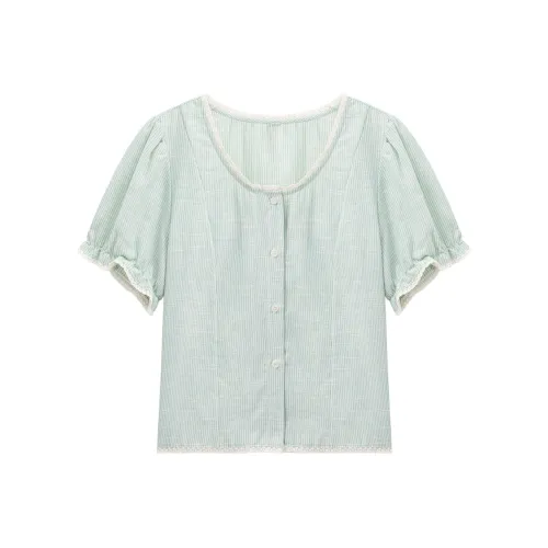 Another alley Зеленые Женские Рубашки