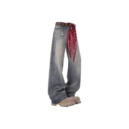 WOBR Промытый цвет [SDH] Унисекс Джинсы