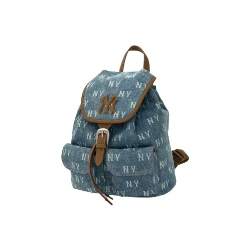 MLB Хлопок Рюкзак Unisex Light Синий Угольно-черный