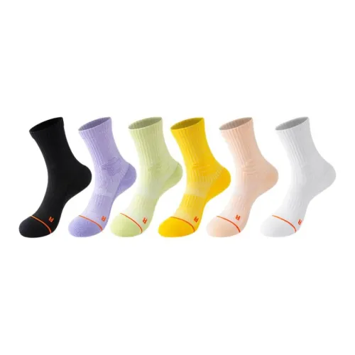 MIIOW Ассорти 3 упаковки случайная отправка женские носки MID до икры