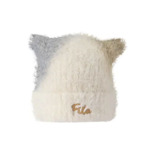 FILA FUSION Полиамид Акрил Овечья шерсть Эластан Шапки-бини Женские Овсяный бежевый
