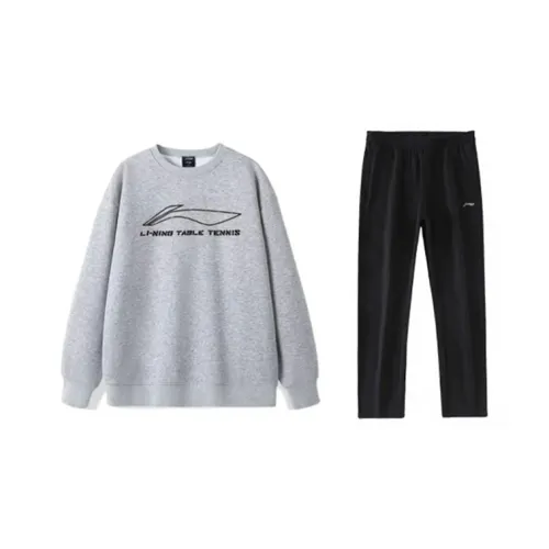 LiNing Комплект Свитшот Унисекс + Черный