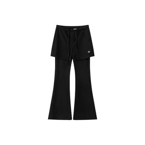 CHUU Черные Женские Повседневные Штаны