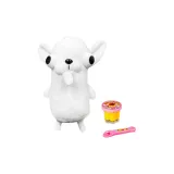 Белый жираф + кормление пудинговый