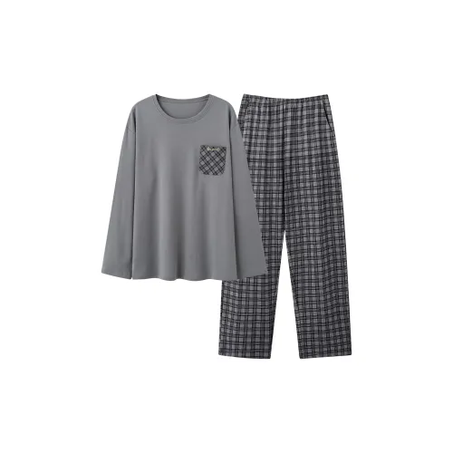 Pretty lady Темно-серый Мужской Пижамный комплект