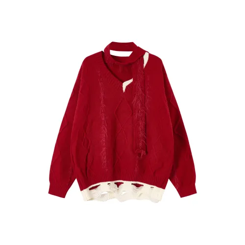 7 SEVFUN Красный Женский Трикотаж