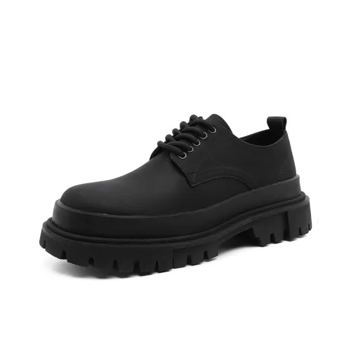 Lanza Винтаж Британский стиль Платформа Рабочая обувь Ботинки Мужские