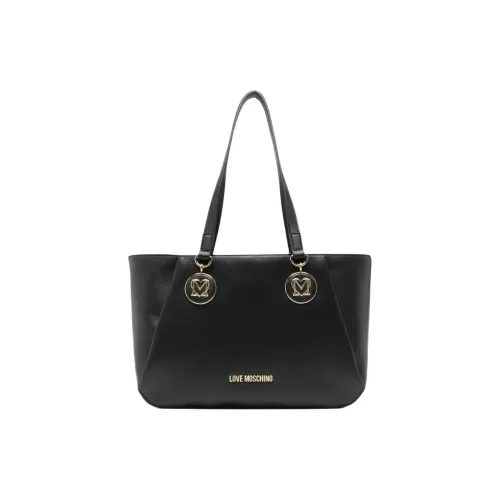 LOVE MOSCHINO Полиуретан Тоут Сумка Сумка для покупок Сумка через плечо Женская Черная