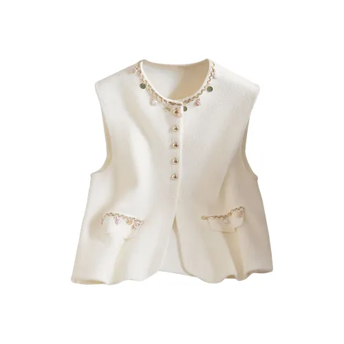 Cypress House Бежевые Женские Жилеты