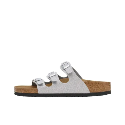Birkenstock FLORIDA EVA Шлепанцы Женские Серебряные Стандартные Свободный крой