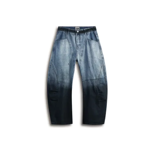 Izzue Blue Unisex Jeans Izzue Синий Унисекс Джинсы