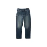 Washed Nostalgic Dark Blue (CT03 Удобные Расклешенные Брюки Девяносто Восьмых)