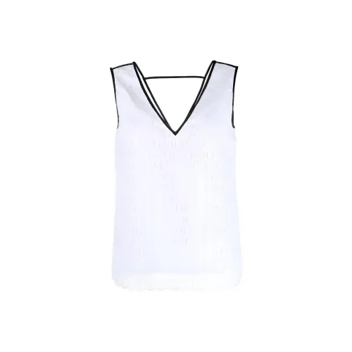 Karl Lagerfeld Майка Женская Белая