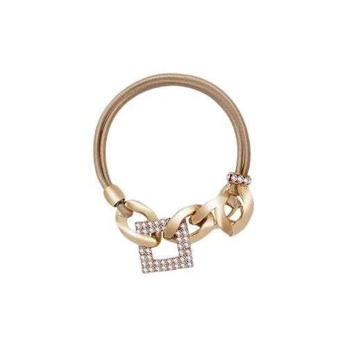 ROYALSASA Полиэстер Искусственный жемчуг Сплав Аксессуары Резинка для волос Резиновая лента Женские