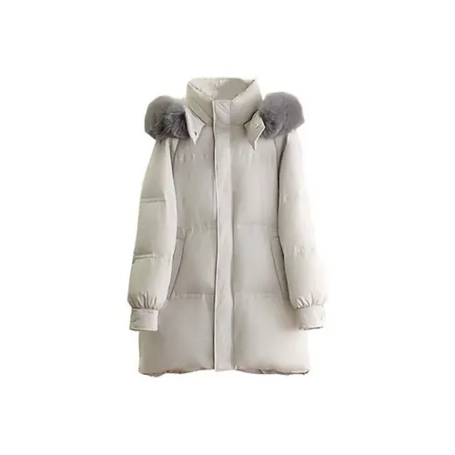 IQC Экрю Женские пуховики