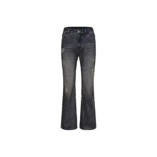 A02 Синий Унисекс Джинсы