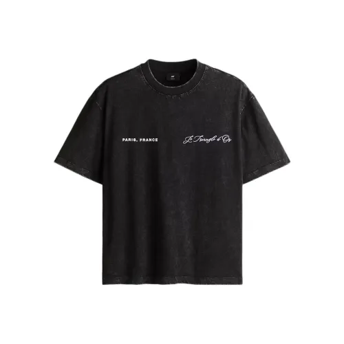 H M Черные Мужские T-рубашки