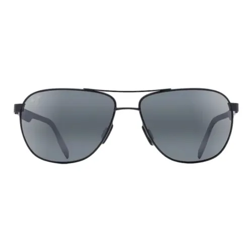 Maui Jim Сплав Ацетат Aviator Солнцезащитные очки Унисекс Матовый Черный
