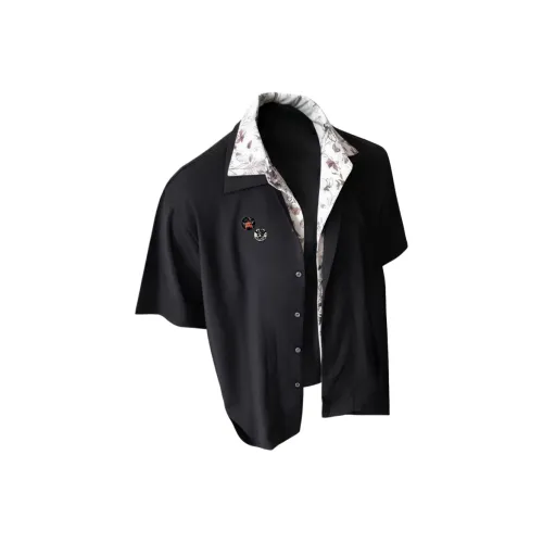 BANKONGSHAN Черные Унисекс Рубашки