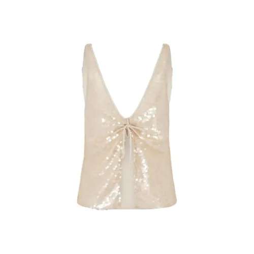 EMPORIO ARMANI Без бретелек Топ Женский Бежевый