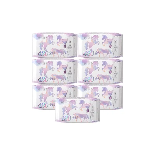 Фитосанитария Unicorns Легкие Дышащие Удлиненные Ночные Санитарные Пads Протечка ПРОФИЛЬНЫЕ 4 шт Сумка