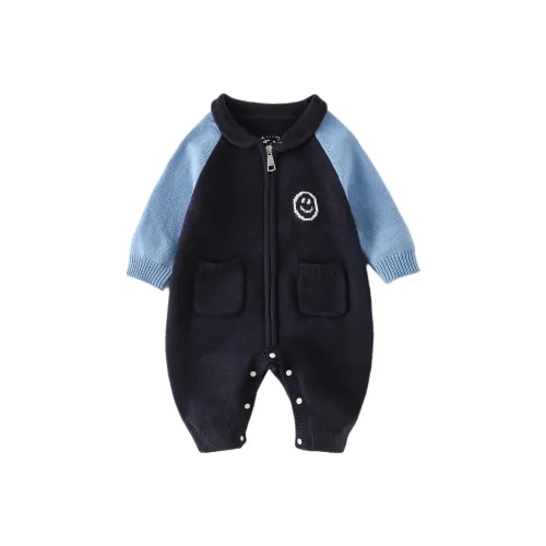 XiaoJinBu Темно-синий Детский Комбинезоны Ползунки