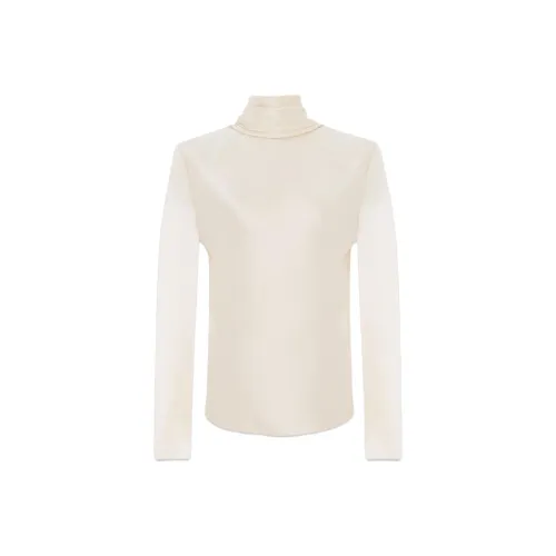 SAINT LAURENT FW23 Рубашка Женская Серо-Белая