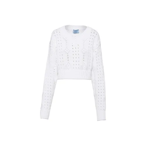 PRADA FW22 Свитер Женский Белый