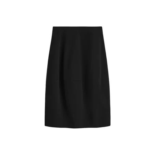 COS Черный Женские Повседневные Длинные Юбки