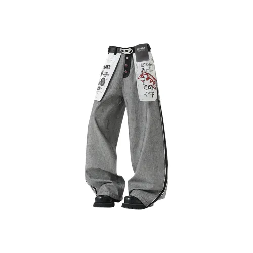 H.V.G.A Черные Унисекс Джинсы