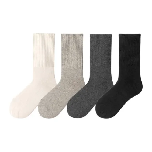 LIANGPU 4 цвета 4 упаковки коробка включена женские носки MID до икры