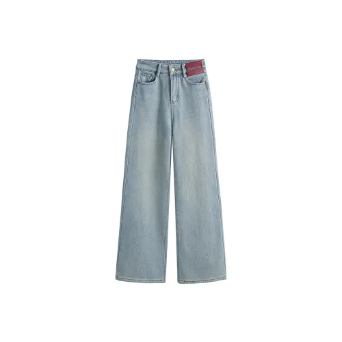 SIBAISHE Светло-синие женские джинсы