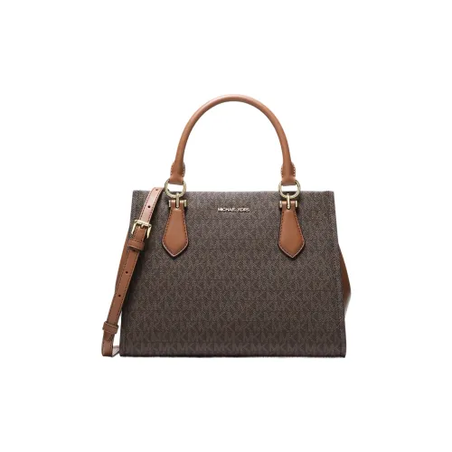 MICHAEL KORS Marilyn Покрытый холст Сумка Средний Женский Коричневый