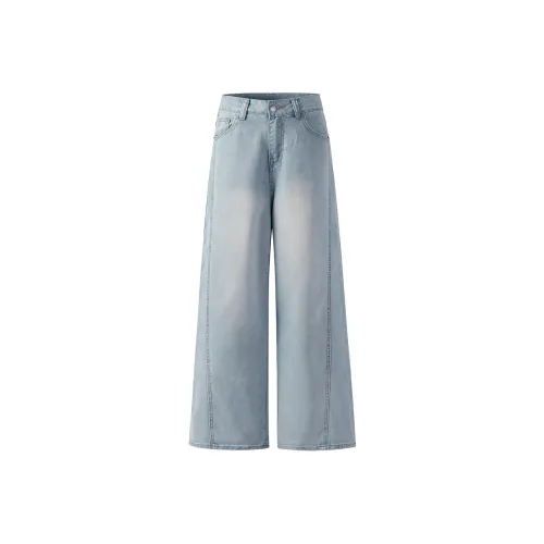 SNOOPY Ностальгический синий Женские джинсы