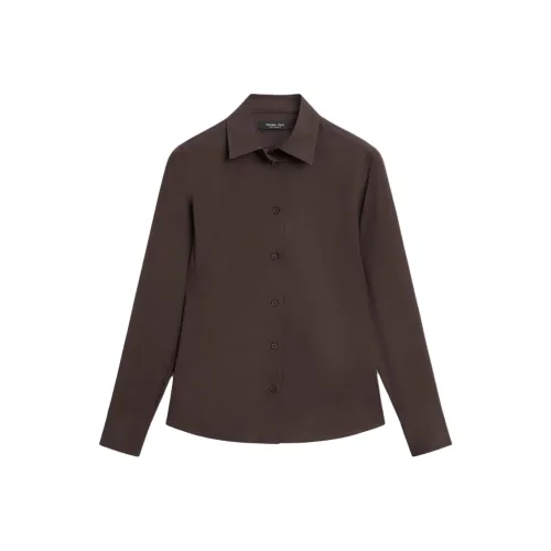 Massimo Dutti Коричневые Женские Рубашки