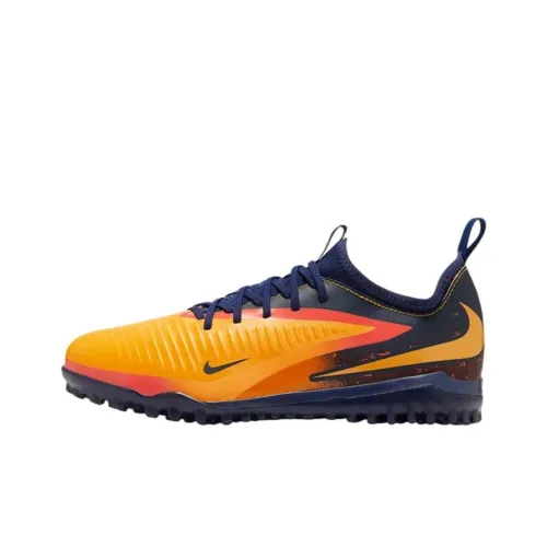 Nike Jr. Phantom 6 Low Топ Детские футбольные бутсы Оранжевый Синий Подростки