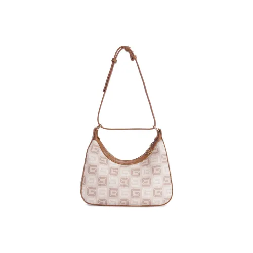 Dubaolu Сумка через плечо из синтетической кожи женская абрикосового цвета