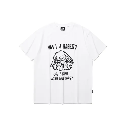 NICE GHOST CLUB T-рубашка Женская Белая