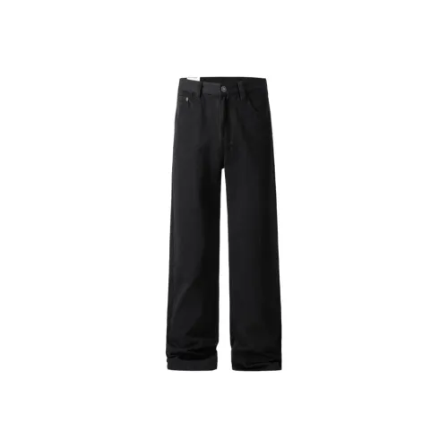 UKTK Черные Унисекс Джинсы