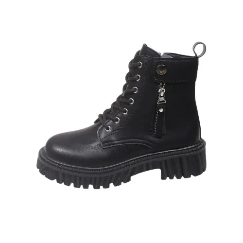 Wuji ботинки Martin черные женские