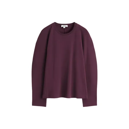 COS Темно-красные женские T-рубашки