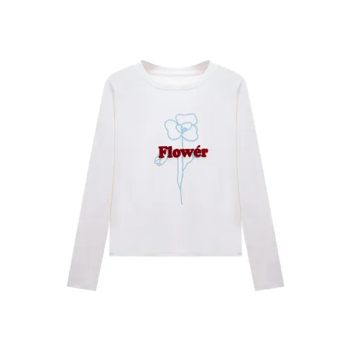 SUSANSAN Cloud White Женские T-рубашки