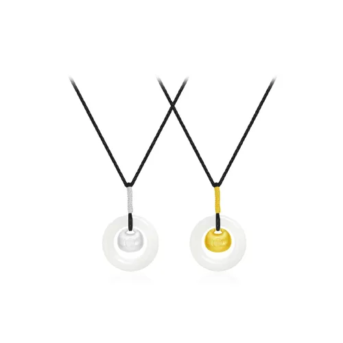 Cuz Strange Intention Белый нефрит Бодхи Ожерелья Унисекс